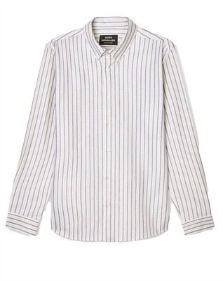 Oxford Sune Stribet Skjorte